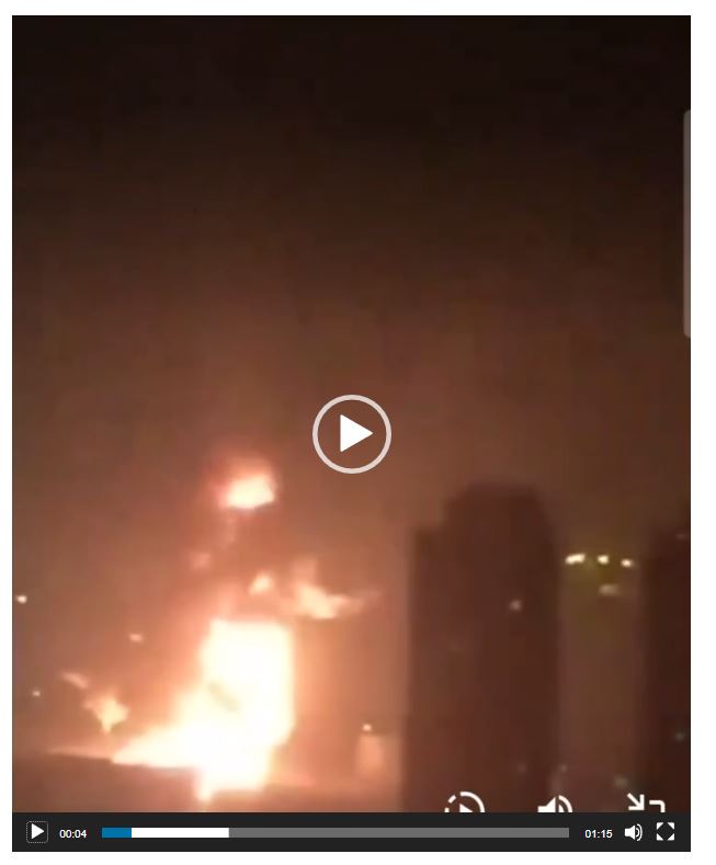 Explosión cuartel general mossad israel 5 octubre 2024.JPG